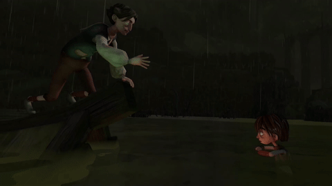 gif of end boss scene